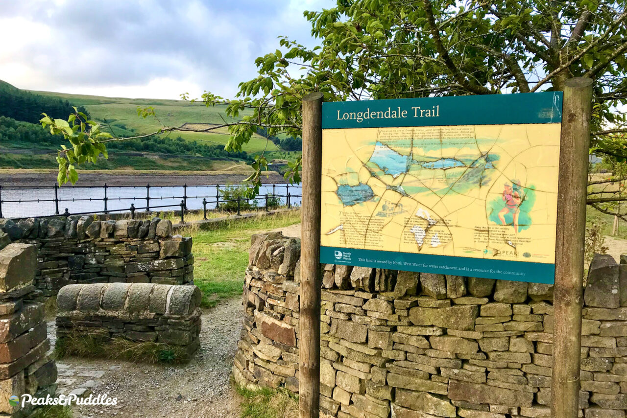 The Longdendale Trail along the old Woodhead railway line