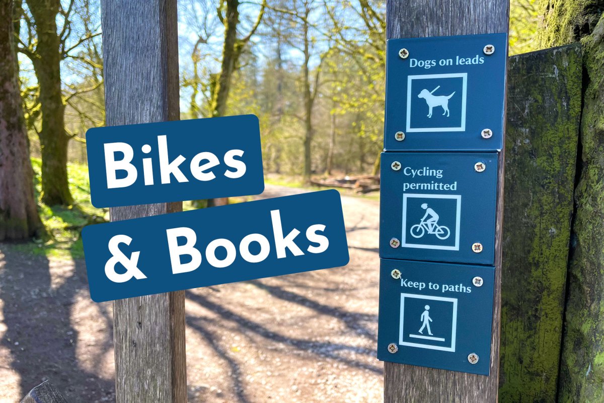 Lyme Park adds new cycling signs, extra bookshop space